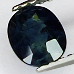 0.95ct Blauer Saphir Ovalschliff 5.9x4.9mm