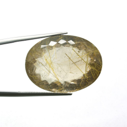 41.19ct. Rutile Quartz Oval Cut