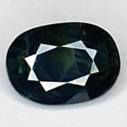 1.16ct Bleue Saphir coupe ovale 7.1x5.1mm