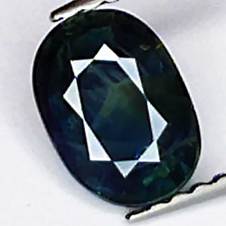 1.16ct Blauer Saphir Ovalschliff 7.1x5.1mm