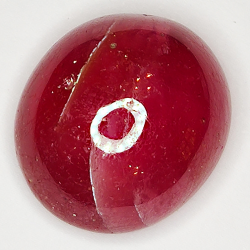 19.97ct Rubin cabochon oval 16.2x14.4mm