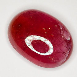 17.40ct Rubin cabochon oval 16.0x13.1mm