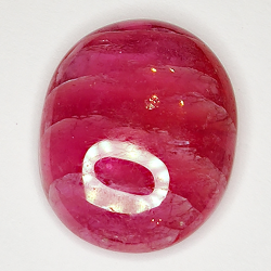 14.86ct Rubin cabochon oval 17.0x14.0mm