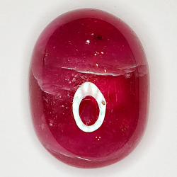 21.10ct Rubin cabochon oval 18.3x13.4mm