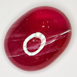 16.75ct Rubin cabochon oval 16.9x13.1mm