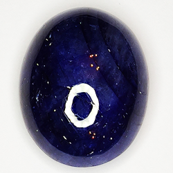 21.40ct Blauer Saphir cabochon oval 18.5x14.4mm