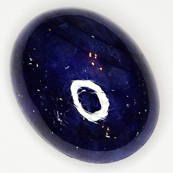 21.40ct Blauer Saphir cabochon oval 18.5x14.4mm