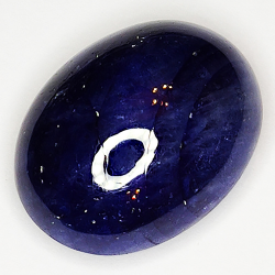 21.40ct Blauer Saphir cabochon oval 18.5x14.4mm