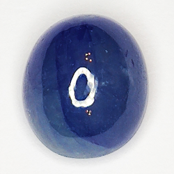 6.85ct Bleu Saphir cabochon ovale 10.8x9.3mm