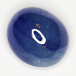 6.85ct Blue Sapphire cabochon oval 10.8x9.3mm