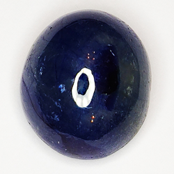 15.25ct Blauer Saphir cabochon oval 14.3x12.4mm