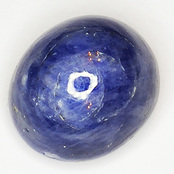 21.30ct Blue Sapphire cabochon oval 15.3x13.2mm