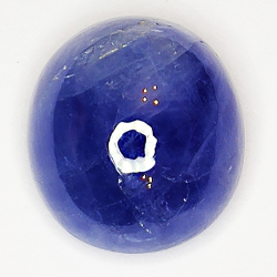 12.95ct Blauer Saphir cabochon oval 14.0x12.4mm