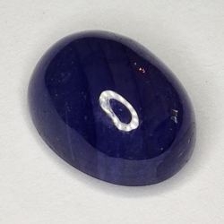 9.16ct Blauer Saphir cabochon oval 12.7x9.7mm