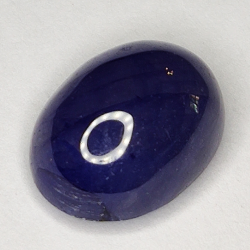 9.16ct Blauer Saphir cabochon oval 12.7x9.7mm