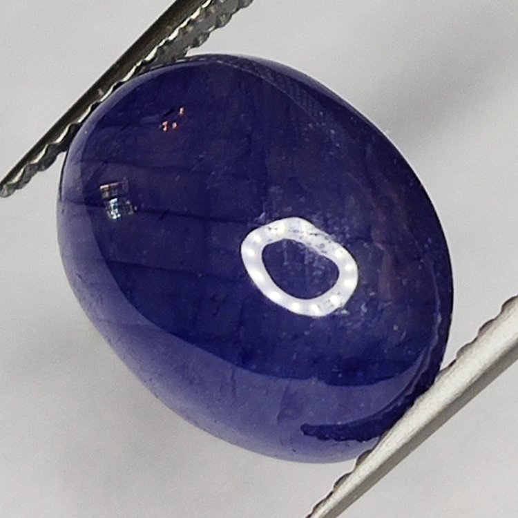 9.16ct Zaffiro Blu cabochon ovale 12.7x9.7mm