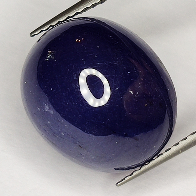 17.89ct Zaffiro Blu cabochon ovale 14.4x12.0mm