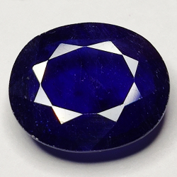 6.61ct Blauer Saphir Ovalschliff 13.5x11.5mm