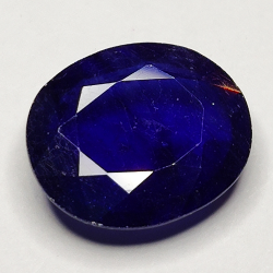 6.61ct Blauer Saphir Ovalschliff 13.5x11.5mm