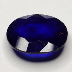 6.61ct Zaffiro blu taglio ovale 13.5x11.5mm