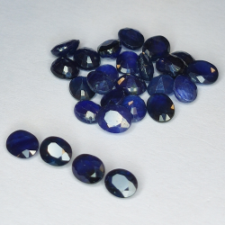 13.23ct Blue Sapphire oval cut 5x4mm 26pc