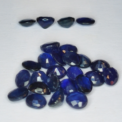 13.23ct Blue Sapphire oval cut 5x4mm 26pc