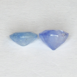 1.84ct Pair Blue Sapphire oval cut 6.2x5.0mm