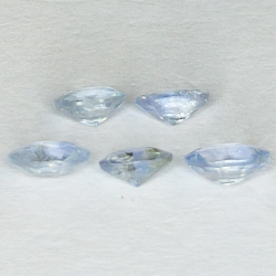 1.75ct Blue Sapphire oval cut 5.4x3.7mm 5pc