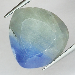 9.20ct Zaffiro Blu taglio trillante 12.1x12.0mm