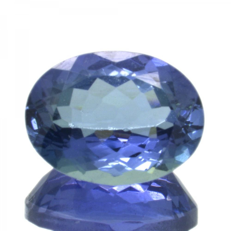 Tanzanite da 1,54 ct, taglio ovale, 8,14 x 6,14 mm