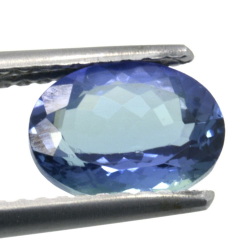 Tanzanite 1,54 ct taille ovale 8,14x6,14 mm