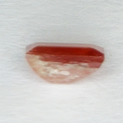 0.84ct Zaffiro Padparascha taglio baguette 5x4mm