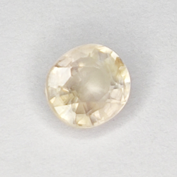 1.14ct White Sapphire oval cut 6.0x5.3mm