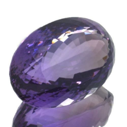 38.41ct Amethyst Oval cut 24.4X17.3mm