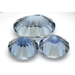 3 Mystic Blue Quartz - 37.80 ct. total