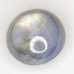 6.18ct Weiß Stern Saphir cabochon rund 8,7x8,7mm