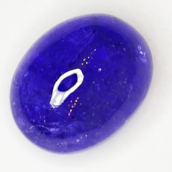 7.26ct Tanzanite cabochon ovale 12.0x9.5mm