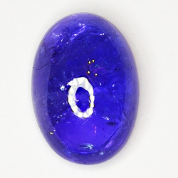 5.28ct Tanzanite cabochon oval 12.7x8.9mm