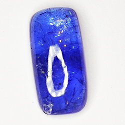 6.57ct Tanzanite cabochon rectangulaire 15.7x7.8mm