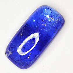 6.57ct Tanzanite cabochon rectangulaire 15.7x7.8mm