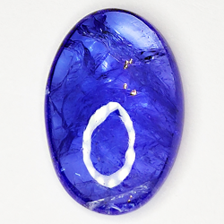 4.94ct Tanzanite cabochon oval 14.5x9.7mm