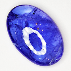 4.94ct Tanzanite cabochon oval 14.5x9.7mm