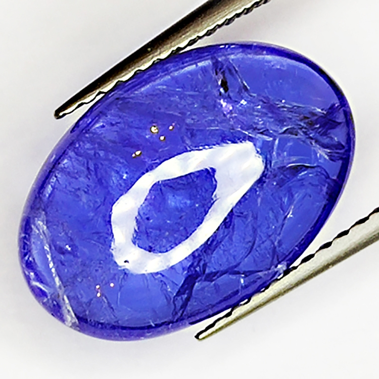 4.94ct Tanzanite cabochon oval 14.5x9.7mm