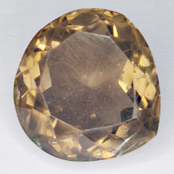 30.42ct Smoky Quartz pear cut 20x20mm