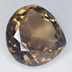 30.42ct Cuarzo Ahumado talla pera 20x20mm