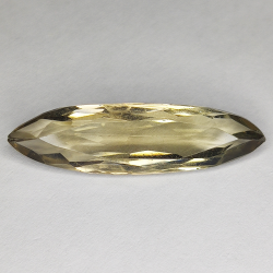 16.57ct Quartz Fumé coupe marquise 34x9mm