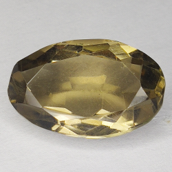 10,06ct Rauchquarz ovalschliff 18x11mm