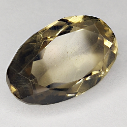 10.06ct Quartz Fumé coupe ovale 18x11mm