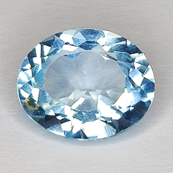 3.66ct Blauer Topas ovalschliff 10.7x8.8mm