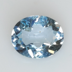 3.73ct Blue Topaz oval cut 11.1x9.0mm